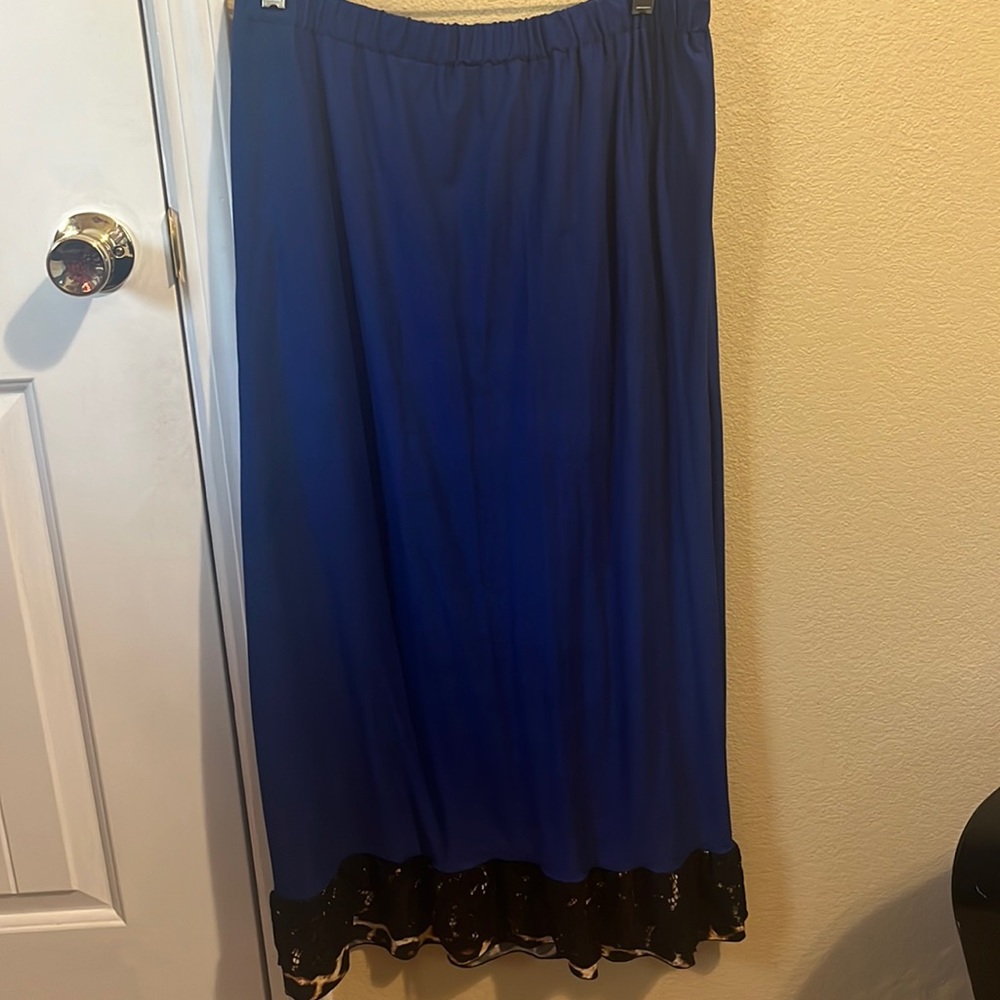 Blue homemade skirt